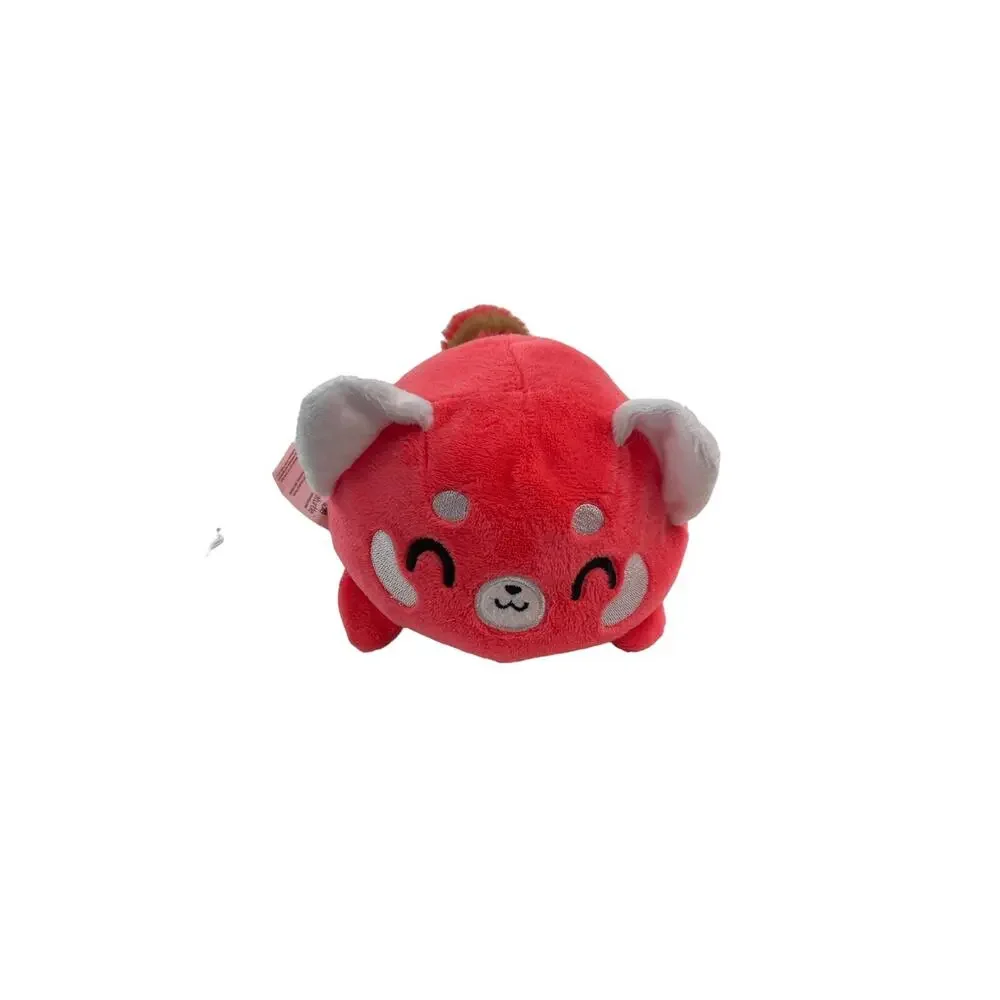 Black/Red Panda - OFFICIAL TeeTurtle ORIGINAL REVERSIBLE Plush Stuffed Happy Mad